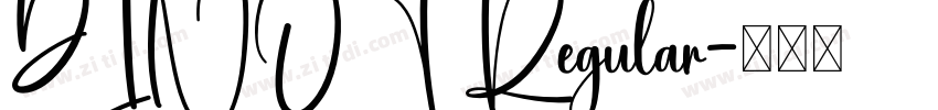 DINOT Regular字体转换